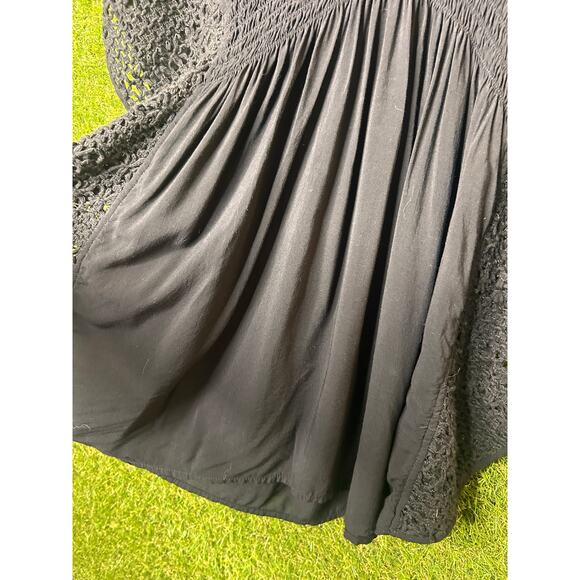 Victoria's Secret‎ Black Plunge V-Neck Batwing Swim Cover-Up Size S Small - Picture 9 of 11